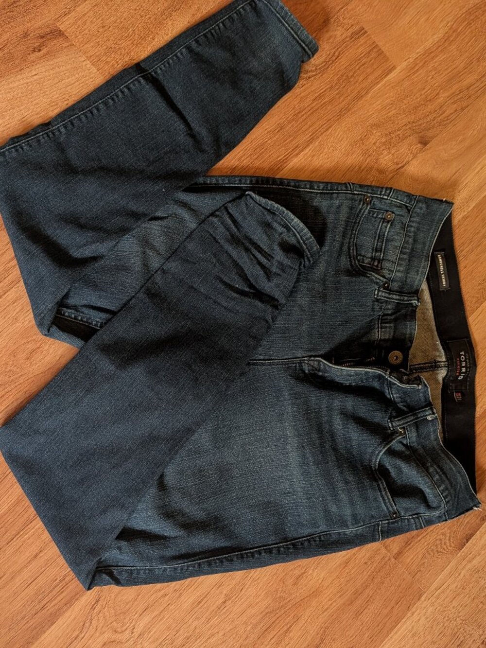 Torrid Bombshell Skinny Jeans Dark Wash Denim Size 12R Elastic Waist Curve